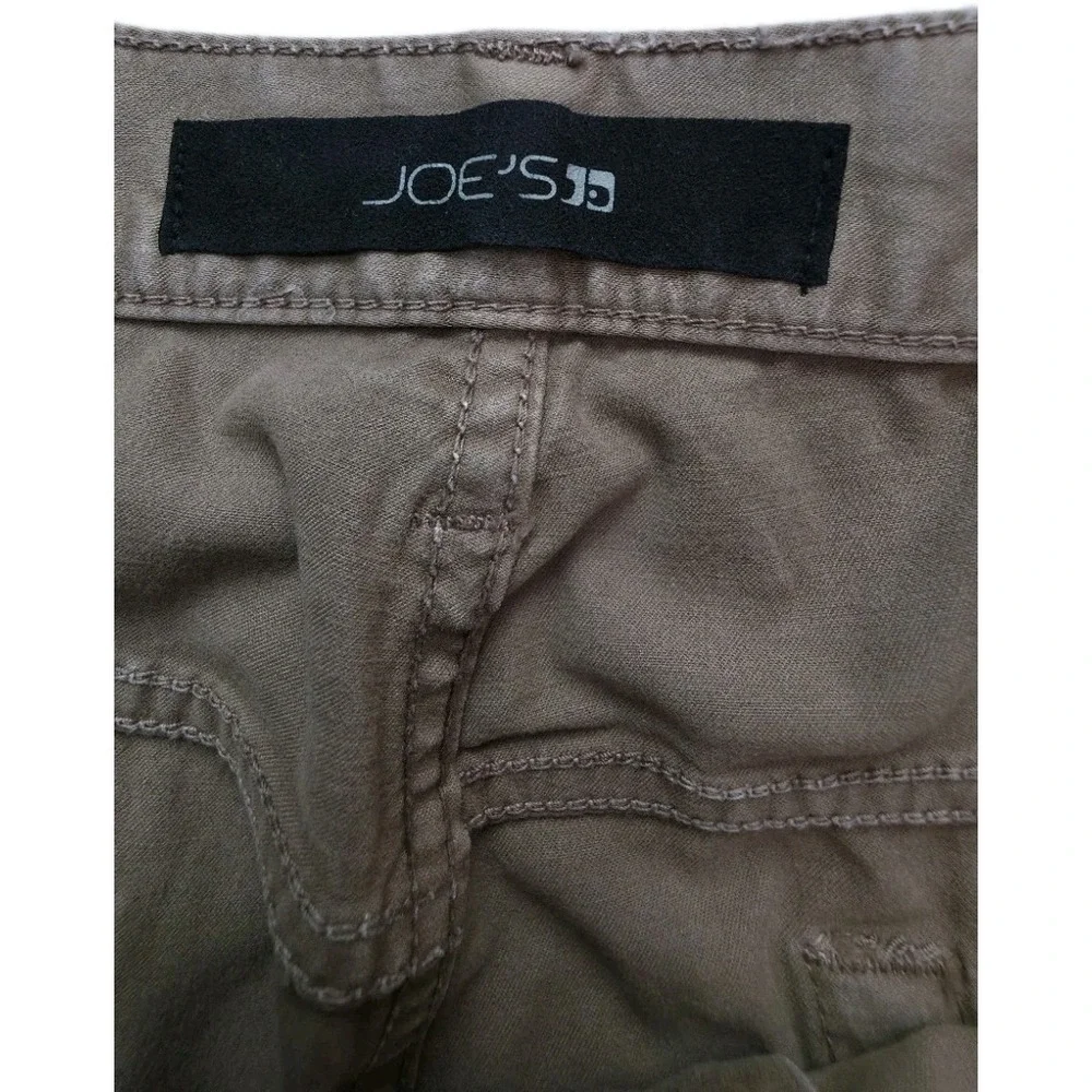 Joes Jeans Brixton Straight Narrow Beige Khaki Pants Mens 36 Stretch Cotton
